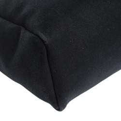 Hermes Black Canvas and Leather 2 in 1 Herbag 31