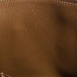 Hermes Gold Togo Leather Gold Hardware Birkin 35 Bag