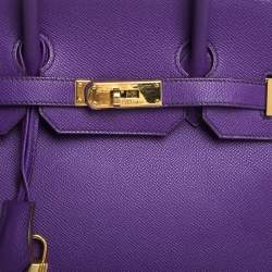 Hermes Crocus Epsom Leather Gold Hardware Birkin 35 Bag