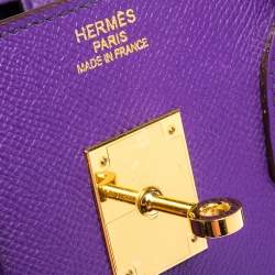 Hermes Crocus Epsom Leather Gold Hardware Birkin 35 Bag