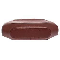 Pre Owned Hermes Rouge H Epsom Leather Octogone Clutch