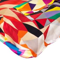 Pre Owned Hermes Multicolor Silk Petit H Shopping Bag