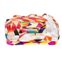 Pre Owned Hermes Multicolor Silk Petit H Shopping Bag