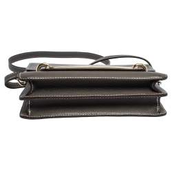 Pre Owned Hermes Etoupe Evercolor Leather Roulis 23 Bag
