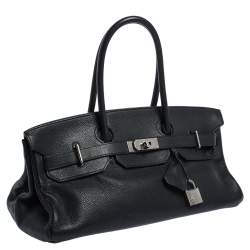 Hermès Black Togo Leather Palladium Hardware Shoulder Birkin 42 Bag