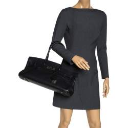 Hermès Black Togo Leather Palladium Hardware Shoulder Birkin 42 Bag