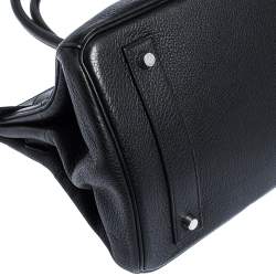 Hermès Black Togo Leather Palladium Hardware Shoulder Birkin 42 Bag