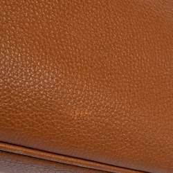 Pre Owned Hermes Gold Clemence  Leather Gold Hardware Birkin 35 Bag