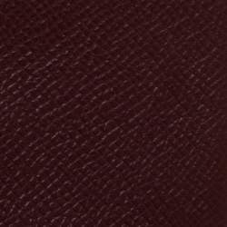 Pre Owned Hermes Burgundy Epsom Leather Calvi Verso Card Holder