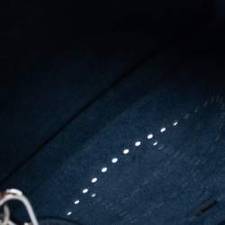 Pre Owned Hermes Blue Nuit Clemence Leather Evelyne II PM Bag