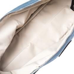 Pre Owned Hermes Blue Bolide Vice Versa Pouch