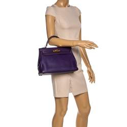 Hermes Iris Togo Leather Kelly Retourne 32 Bag