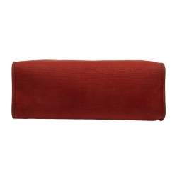 Pre Owned Hermes Rouge H/Cuivre Canvas and Leather Herbag Zip 39 Bag