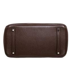 Hermès Cacao Togo Leather Palladium Hardware Birkin 35 Bag
