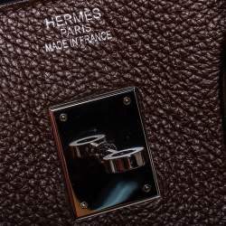 Hermès Cacao Togo Leather Palladium Hardware Birkin 35 Bag