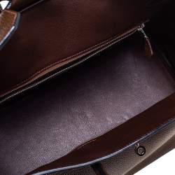 Hermès Cacao Togo Leather Palladium Hardware Birkin 35 Bag