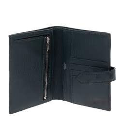 Pre Owned Hermes Dark Green Ostrich Bearn Wallet