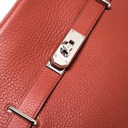 Pre Owned Hermes Cuivre Clemence Leather Palladium Hardware Jypsiere 34 Bag