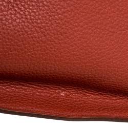 Pre Owned Hermes Cuivre Clemence Leather Palladium Hardware Jypsiere 34 Bag