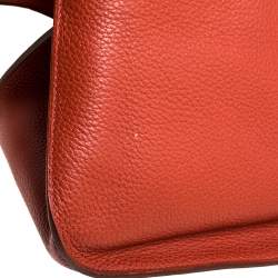 Pre Owned Hermes Cuivre Clemence Leather Palladium Hardware Jypsiere 34 Bag