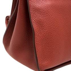 Pre Owned Hermes Cuivre Clemence Leather Palladium Hardware Jypsiere 34 Bag