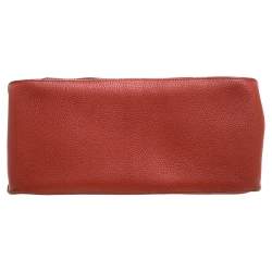 Pre Owned Hermes Cuivre Clemence Leather Palladium Hardware Jypsiere 34 Bag