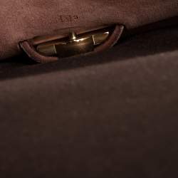 Pre Owned Hermes Cacao/Natural Canvas and Leather Herbag Zip 39 Bag