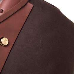 Pre Owned Hermes Cacao/Natural Canvas and Leather Herbag Zip 39 Bag