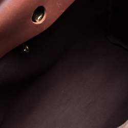 Pre Owned Hermes Cacao/Natural Canvas and Leather Herbag Zip 39 Bag