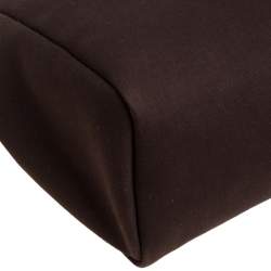 Pre Owned Hermes Cacao/Natural Canvas and Leather Herbag Zip 39 Bag