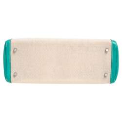 Pre Owned حقيبة هيرمس كيلي ريتورن 35 جلد سويفت وتوال لاغون إكسسوار بلاديوم 35