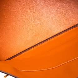 Hermes Feu Togo Leather Gold Hardware Birkin 40 Bag