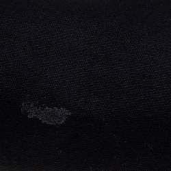 Pre Owned Hermès Black/Natural Canvas and Leather Herbag Zip 31 Bag