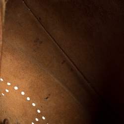 Pre Owned Hermes Gold Taurillon Clemence Leather Evelyne III GM Bag