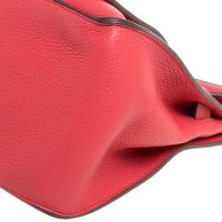 Pre Owned Hermes Rose Jaipur Clemence Leather Palladium Hardware Jypsiere 37 Bag