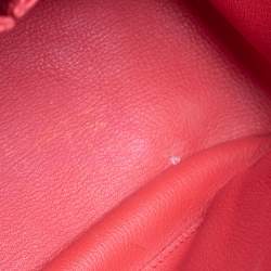 Pre Owned Hermes Rose Jaipur Clemence Leather Palladium Hardware Jypsiere 37 Bag