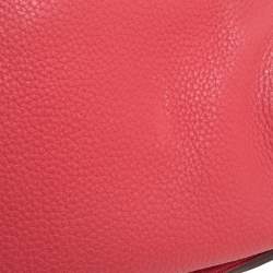 Pre Owned Hermes Rose Jaipur Clemence Leather Palladium Hardware Jypsiere 37 Bag