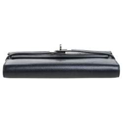 Hermes Black Epsom Leather Kelly Wallet