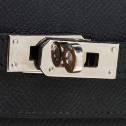Hermes Black Epsom Leather Kelly Wallet