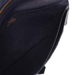 Pre Owned Hermes Black Leather Bearn Wallet