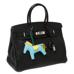 مملوكة مسبقًا حقيبة هيرمس بيركين إكسسوار بلاديوم جلد توغو سولايل توسكا 35