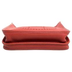 Pre Owned Hermes Cuivre Togo Leather Evelyne III PM Bag