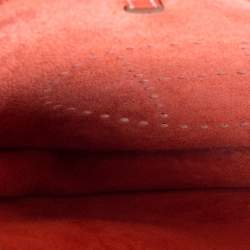 Pre Owned Hermes Cuivre Togo Leather Evelyne III PM Bag