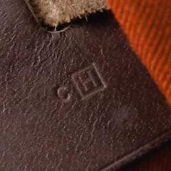 Pre Owned Hermes Orange Canvas Herbag Cabas PM Bag