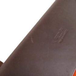 Pre Owned Hermes Orange Canvas Herbag Cabas PM Bag