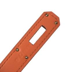 مملوكة مسبقًا حقيبة هيرمس "جيبسيري 28" إكسسوار بلاديوم و جلد سويفت مانغو