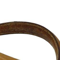 Pre Owned Hermes Brown Leather Kelly 32 Bag