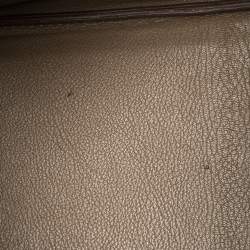 Hermès Etoupe Togo Leather Palladium Hardware Birkin 35 Bag