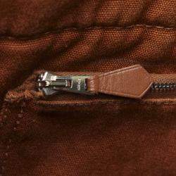 Pre Owned Hermes Brown Canvas  Fourre Tout MM Bag