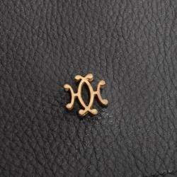 مملوكة مسبقًا Hermes Black Leather Vintage Rio Clutch Bag